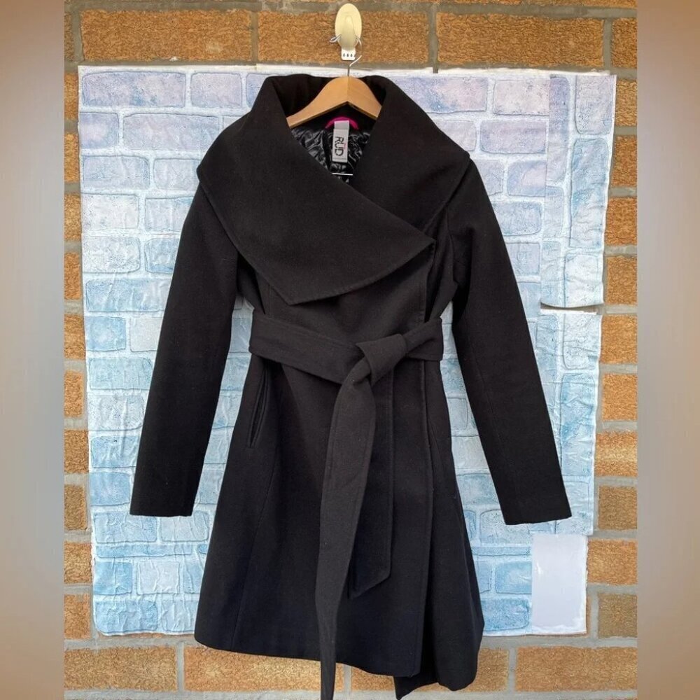 RUD by RUDSAK Trench Coat Notch Lapel Coats Windproof Jackets Overcoat small